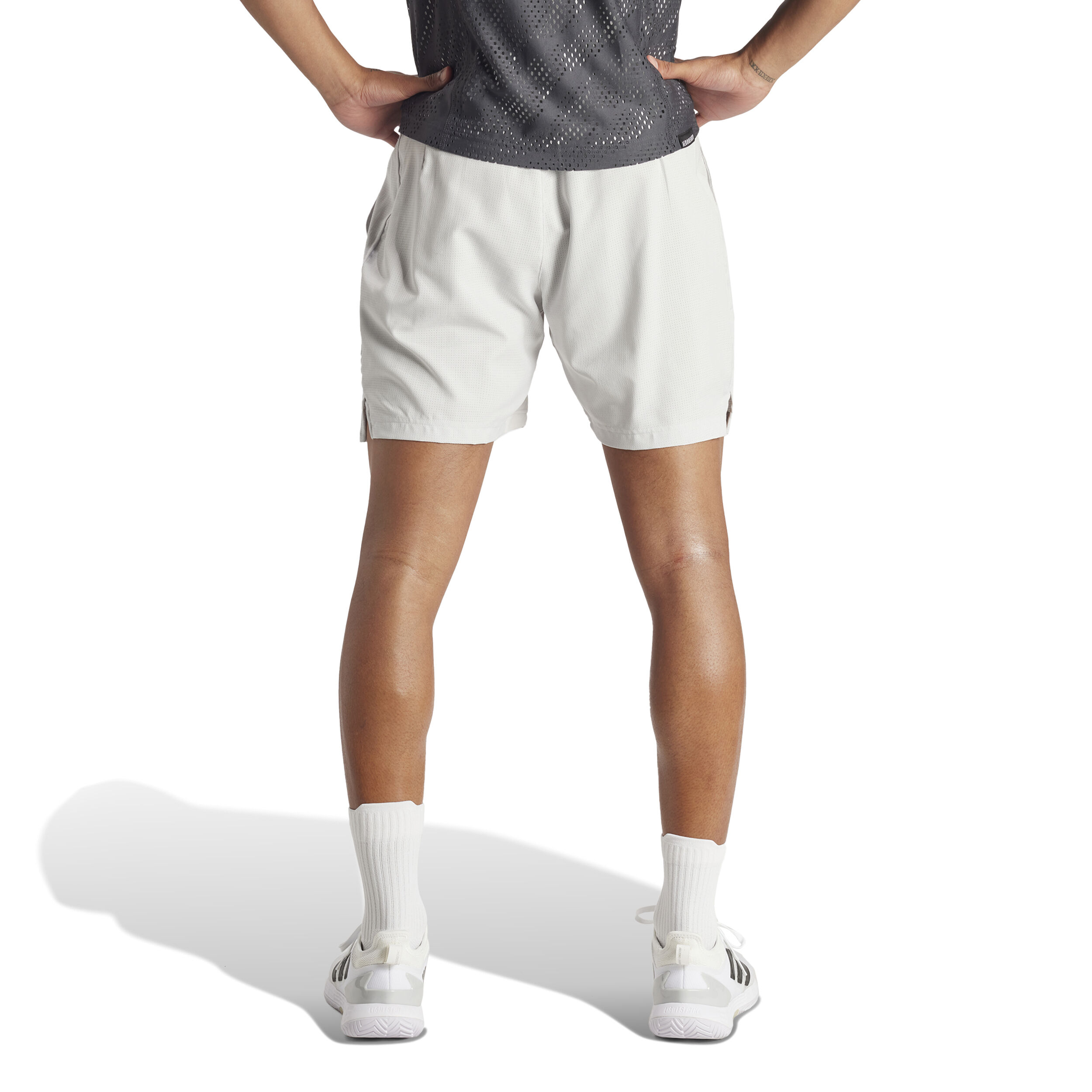 Set With Tight Shorts Herren - Hellgrau, Schwarz