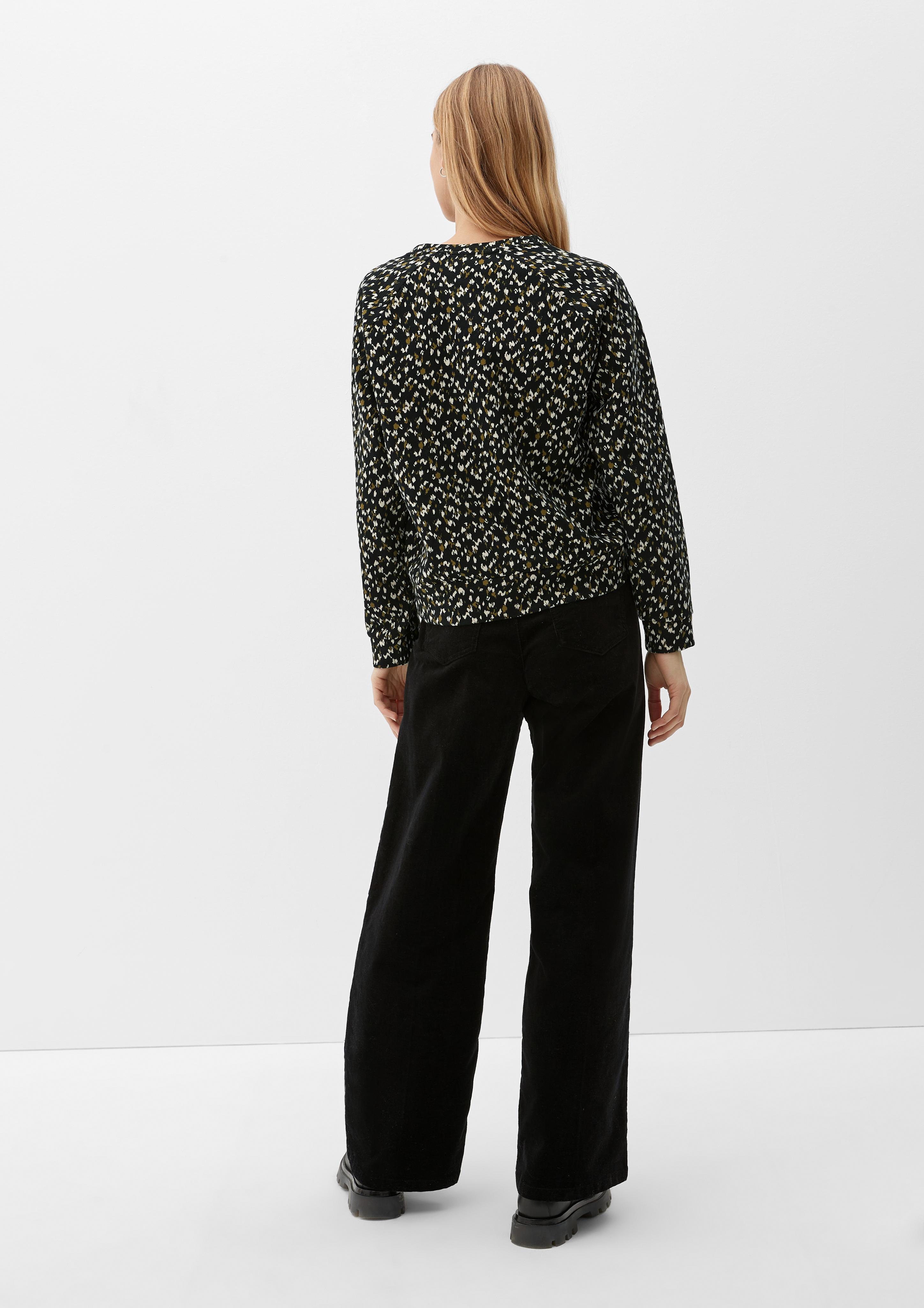 Sweatshirt mit Allover-Muster  2121627-99A2