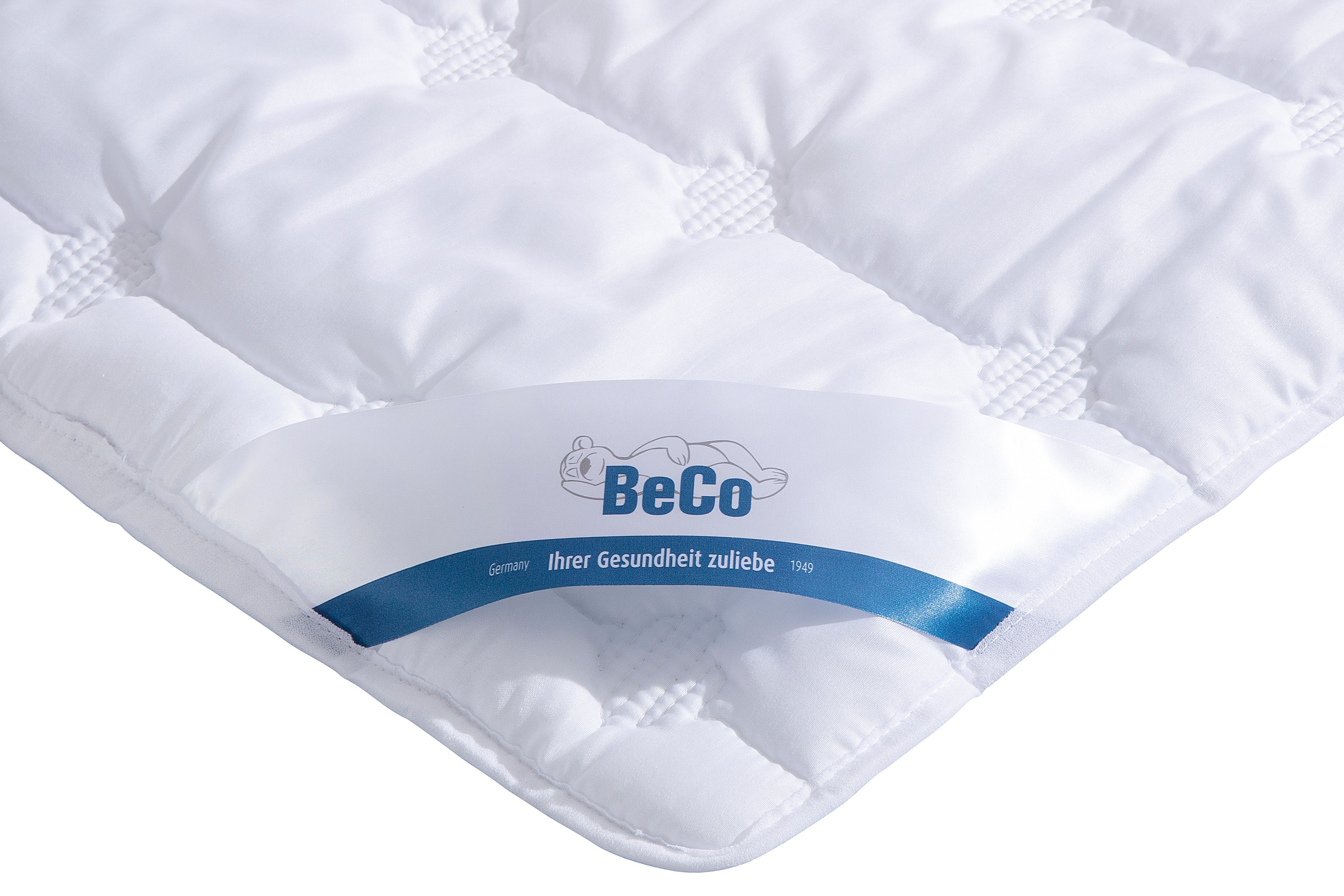 Kunstfaserbettdecke + Kopfkissen, GUMO, Beco, Bezug: Microfaser-Baumwolle-Feingewebe uni, Spar-Set zum Vorteilspreis!