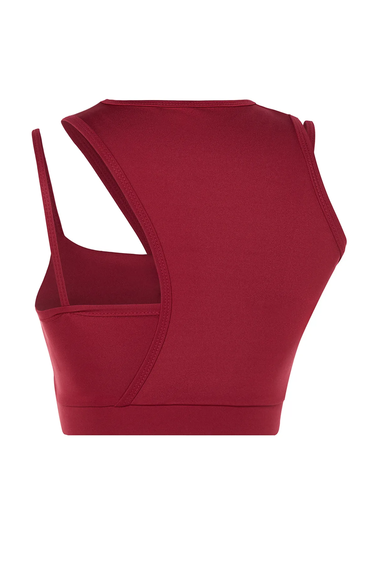 Trendyol Collection  Viva Magenta Strick-Sport-BH mit mittlerem Halt/Styling-Seilträger THMSS23SS00017