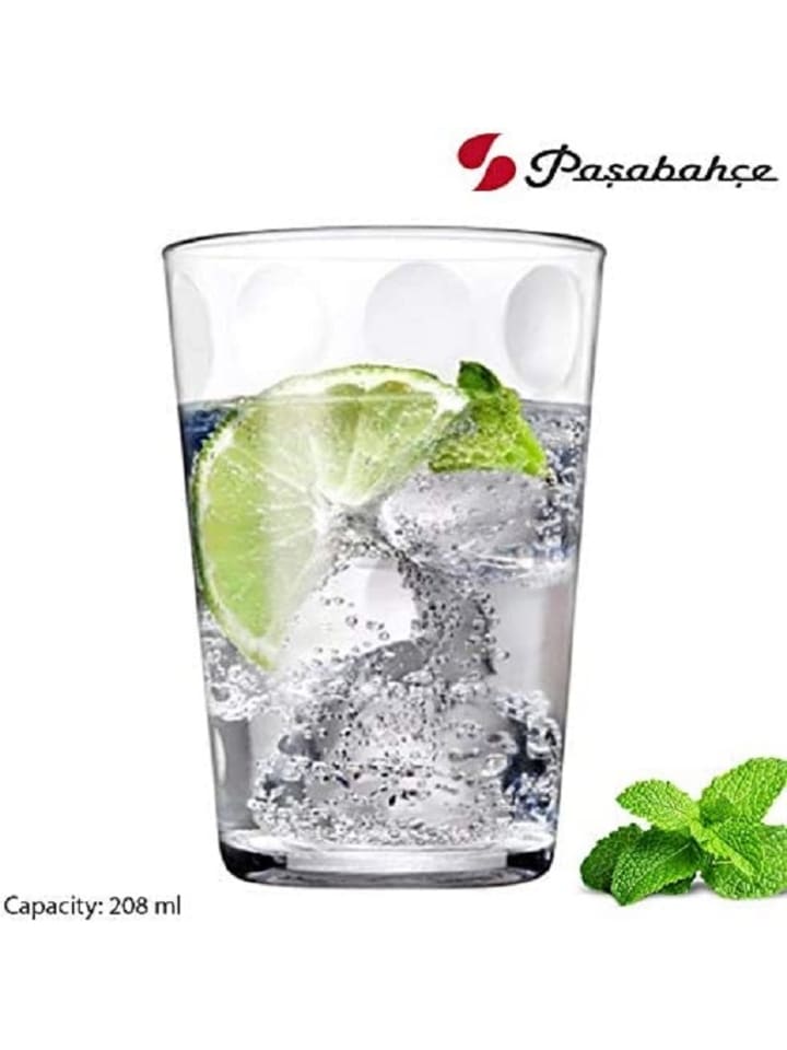 Pasabahce 6 Stück Wassergläser 208ml in Transparent günstig kaufen onesize