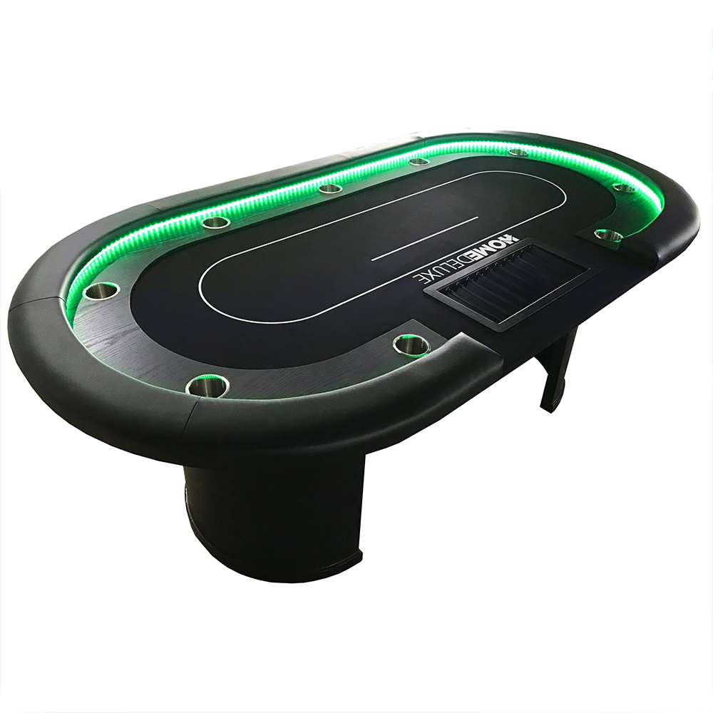 Home Deluxe LED Pokertisch FULL HOUSE