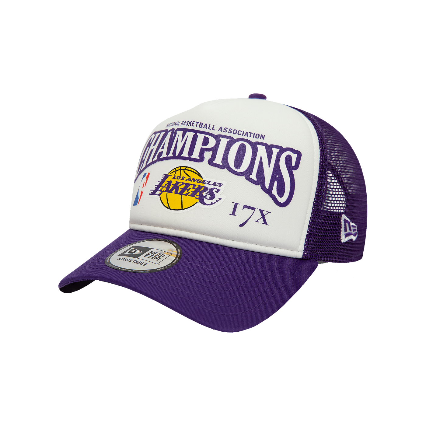 New Era LA Lakers League Trucker Cap Lila
