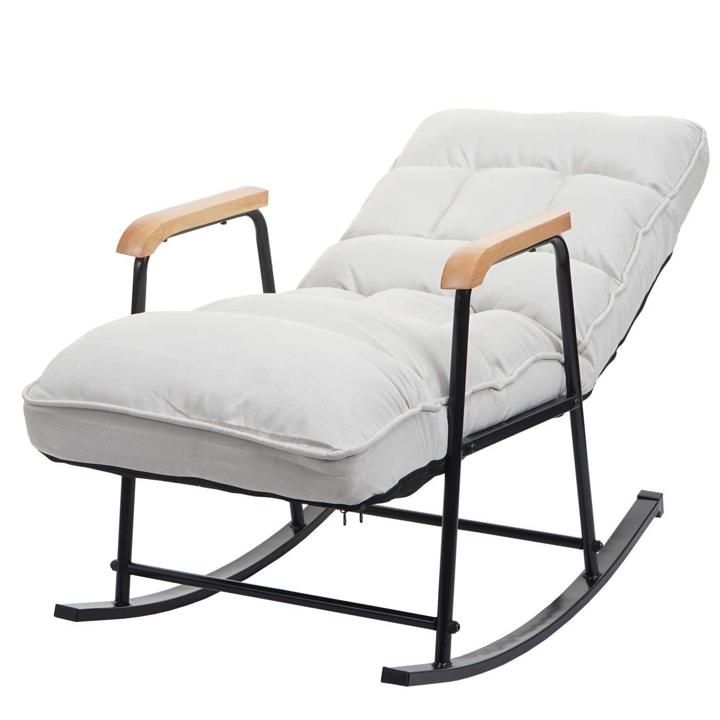 MCW Schaukelstuhl MCW-K40, Kippsicherung, Maximale Belastbarkeit: 160 kg, Liegefunktion