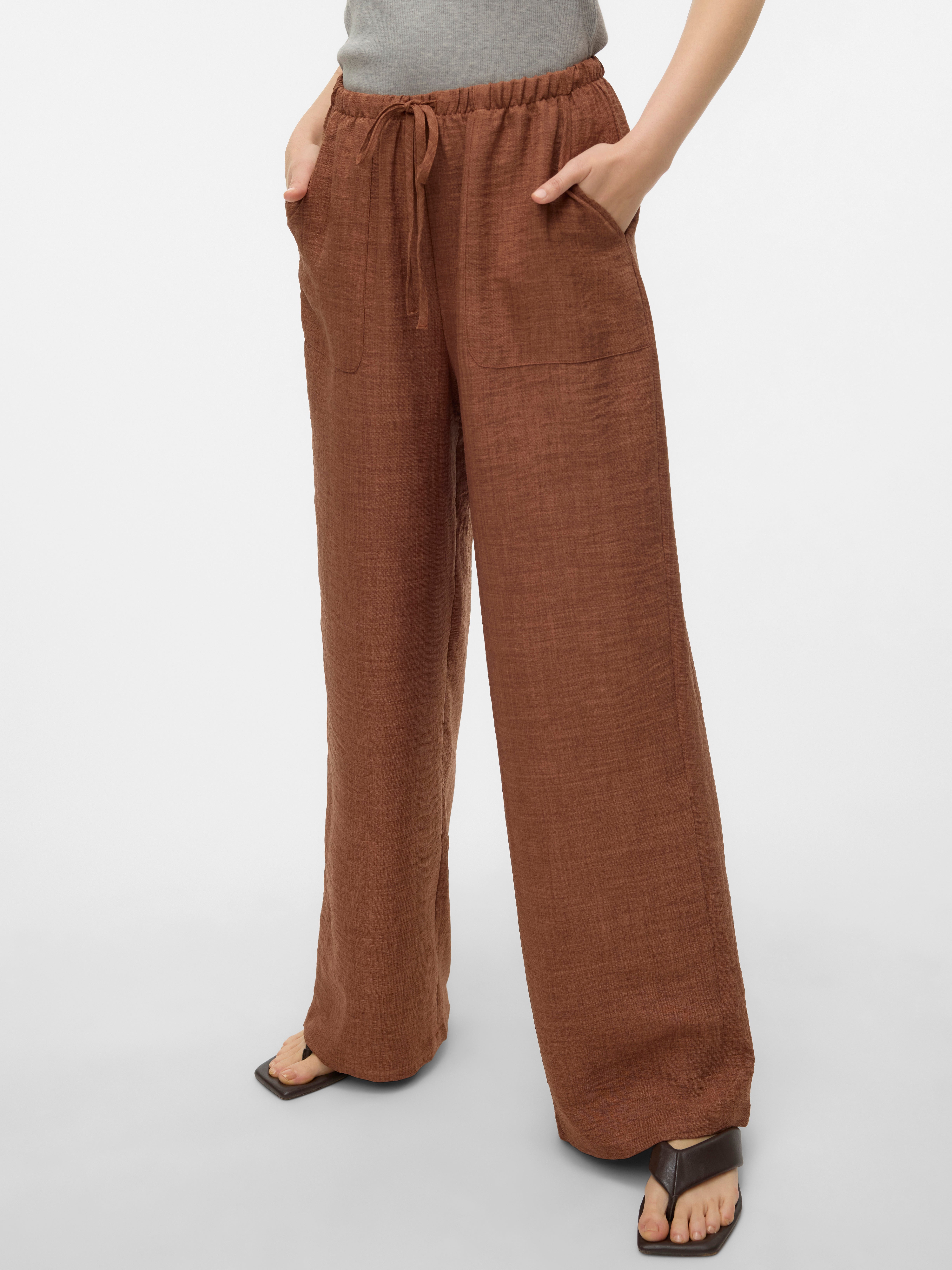 VMMELANEY Hohe Taille Hose