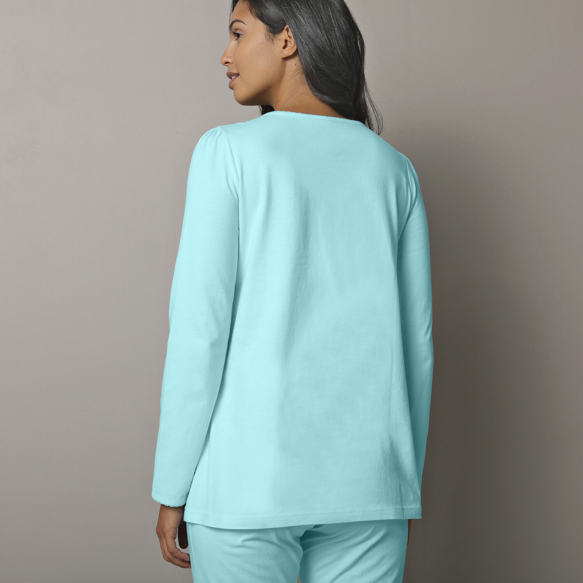 T-shirt base imprimée bucolique