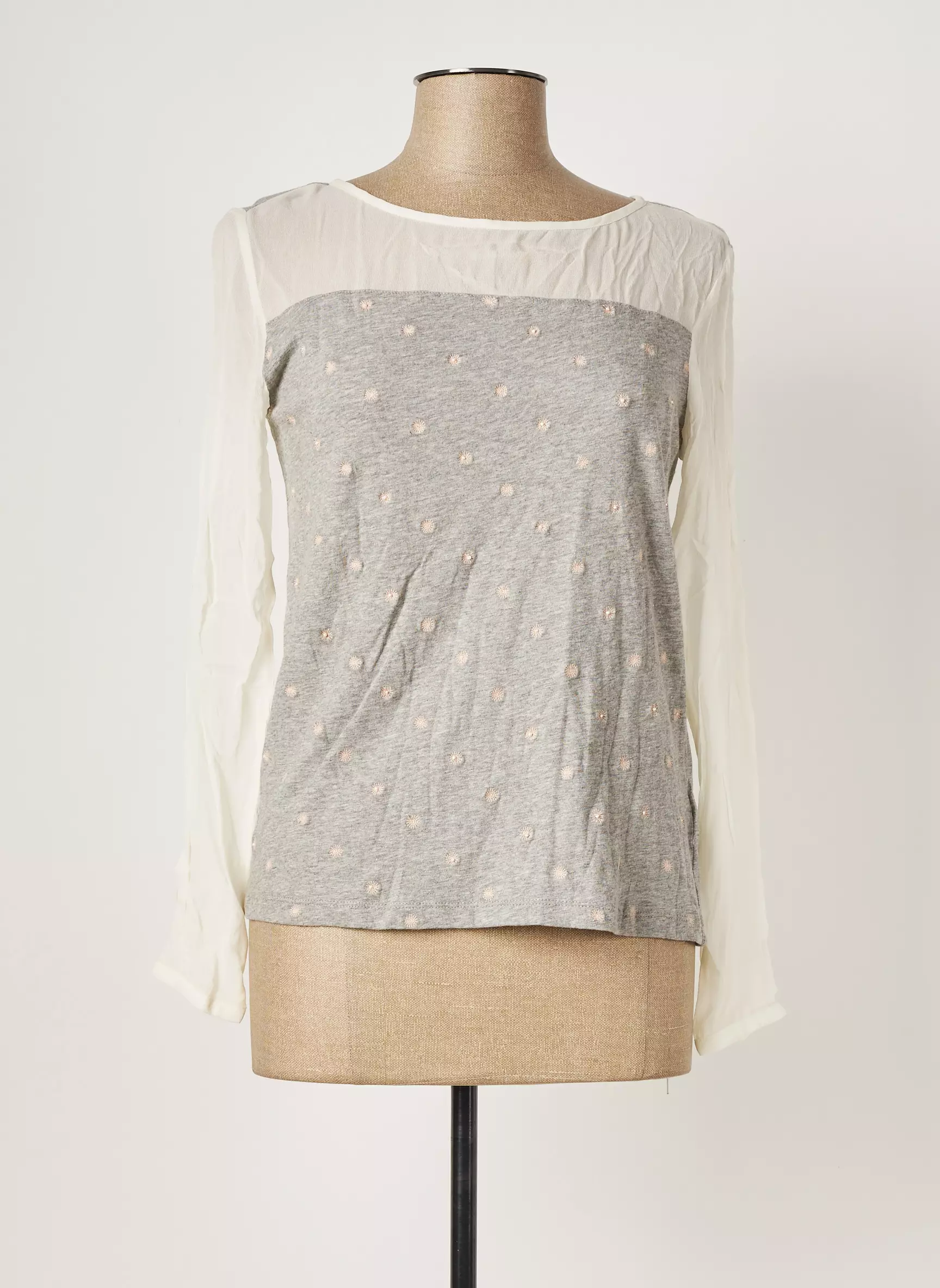 New Man Tshirts Femme couleur gris