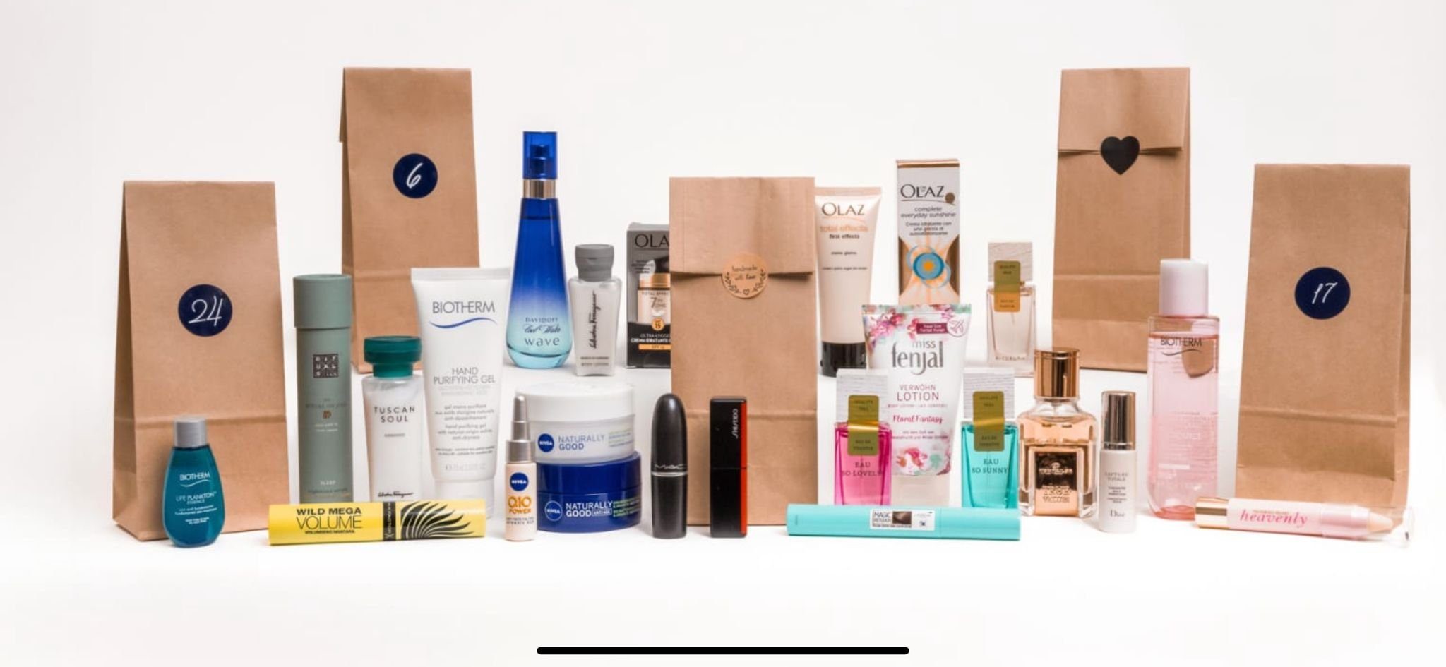 Sibastore Adventskalender 2023 PREMIUM EDITION Beauty Adventskalender mit 24 Überraschungen (für Frauen + Damen + Mädchen Warenwert über 399 € Make-up Parfüm Spray Creme Kosmetik Serum Düfte Lippenstift Skincare Pflege ausgewählten Marken Rituals Mac