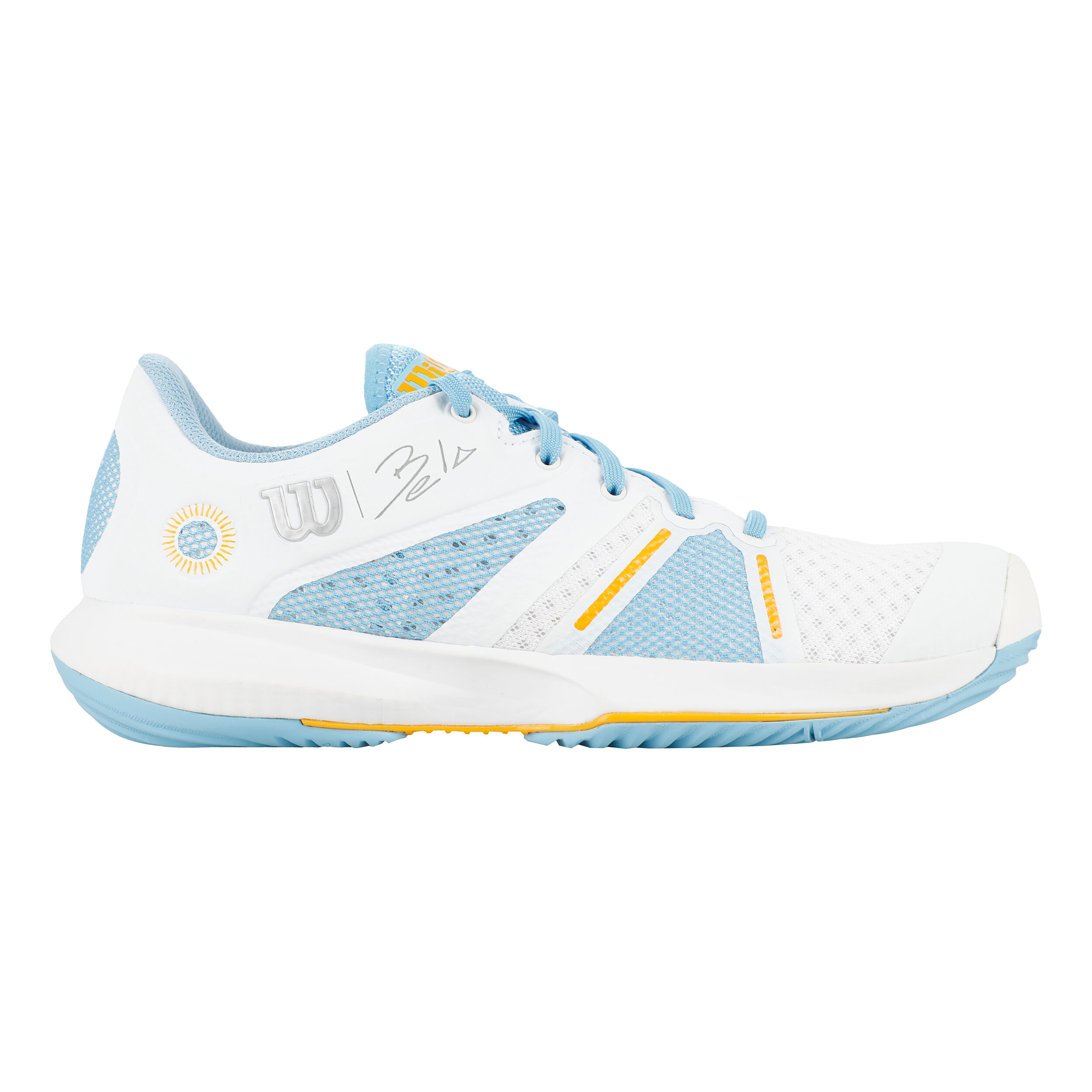 Bela Pro Padelschuh Damen - Weiß, Blau