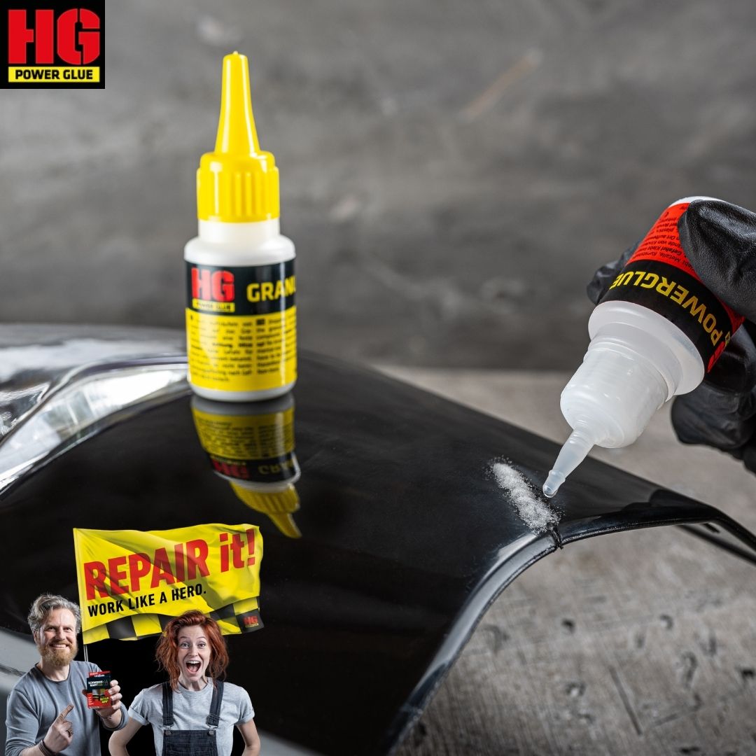 Schweißnaht aus der Flasche HG Power Glue, 20g + 40g - ATU