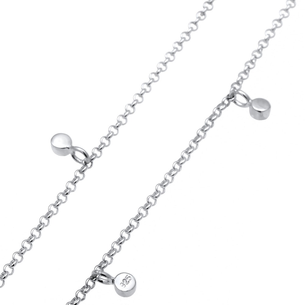 Elli Elli Collier Femme Simple de Cristal - (925/1000) Argent collier