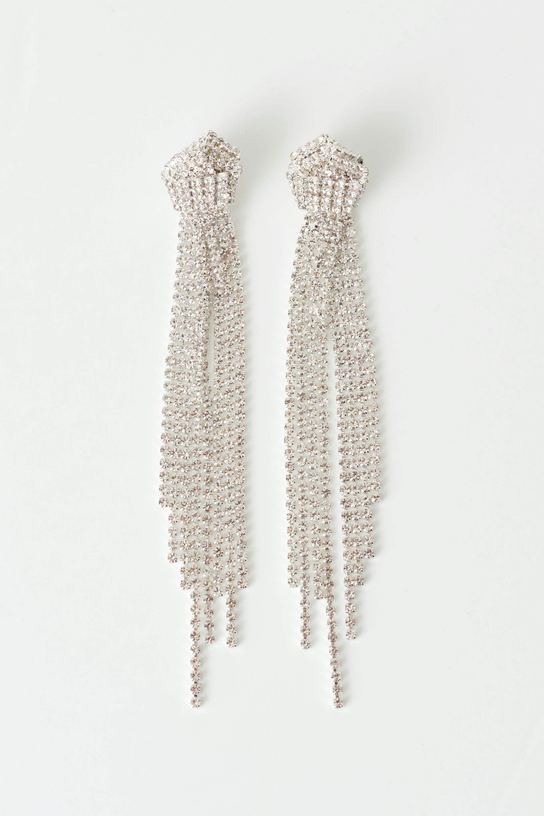 Rhinestone earrings