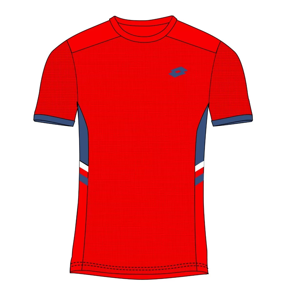 Tričko Team B III Flame Red