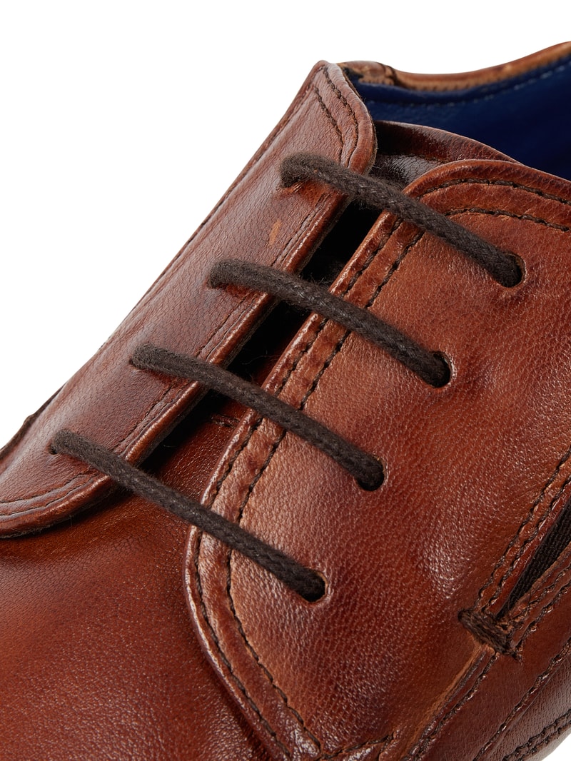 Schnürschuhe aus Leder Modell 'Savio Evo' in cognac