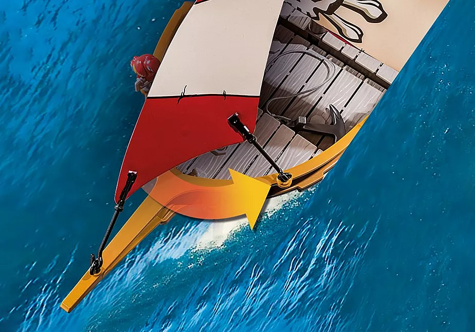 Kleines Piratenschiff