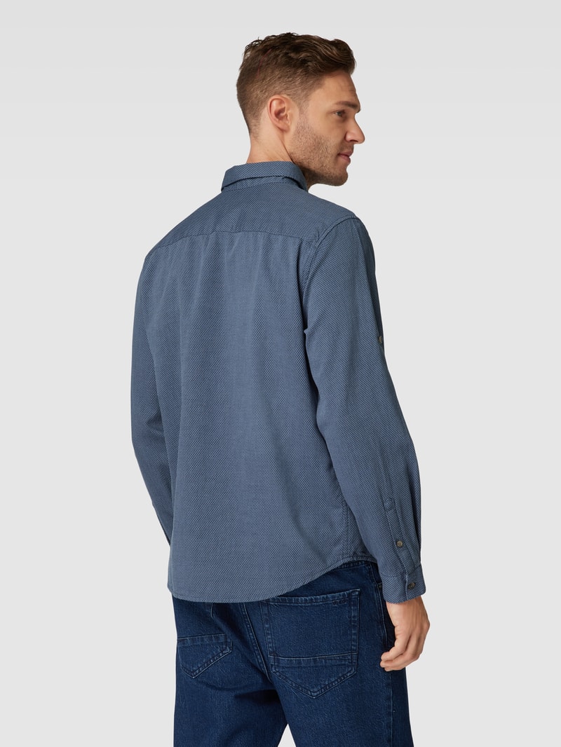 Regular Fit Freizeithemd mit Kentkragen in royalblau