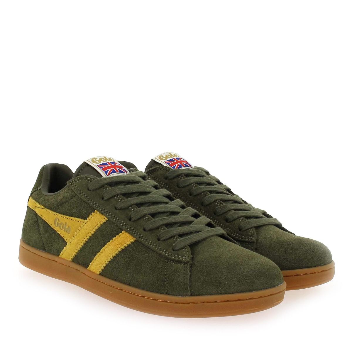 Gola  EQUIPE SUEDE CMA495 - Kaki Jaune