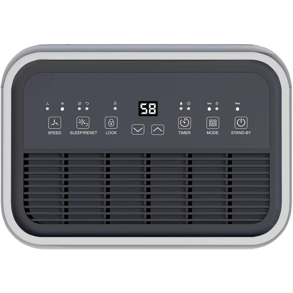 KORONA Luftbefeuchter 82100 Luftentfeuchter, 6.5 l Wassertank, Luftentfeuchter bis 30 m², Wäschetrocknungsfunktion, 6,5 L, Timer, LED-Lichtindikation, Staubfilter verbessert die Raumluft, 370 Watt, 47 dB leise, inkl. Drainageschlauch