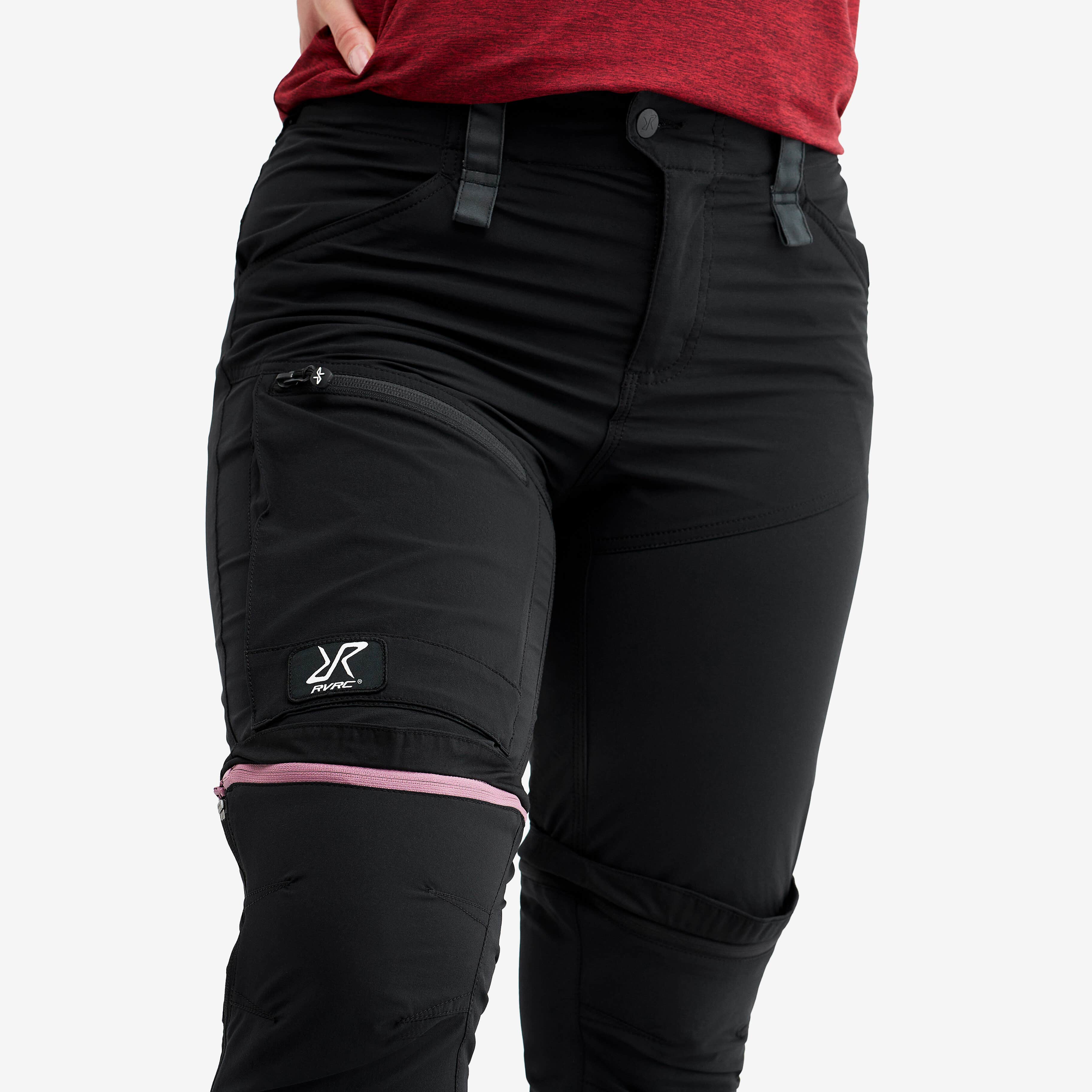Silence T-zip Pants Femme Black