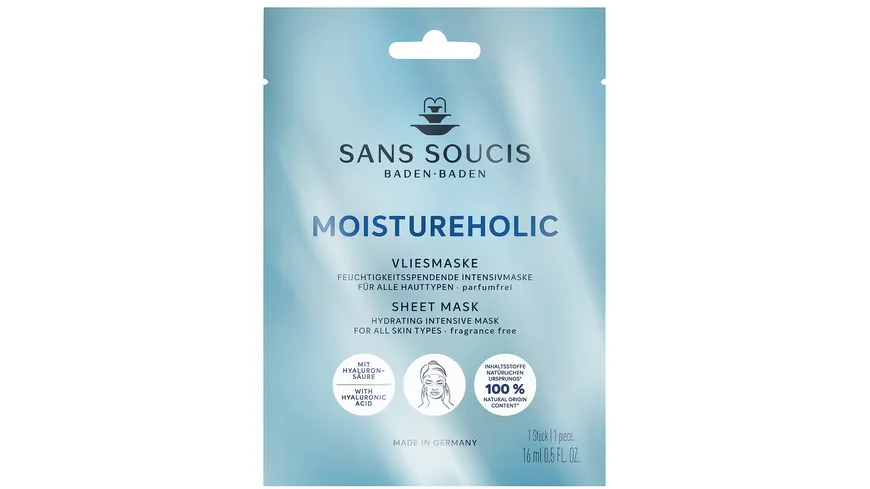 SAN SOUCIS Vliesmaske Moistureholic 16 ml