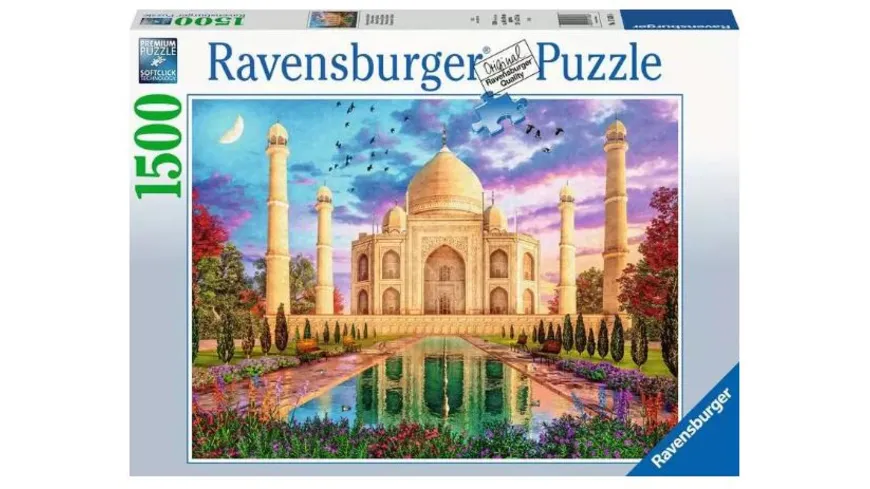 Ravensburger Puzzle - Bezauberndes Taj Mahal, 1500 Teile