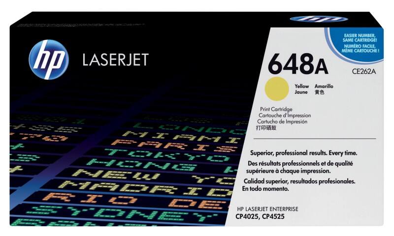 HP 648A Original Tonerkartusche CE262A Gelb