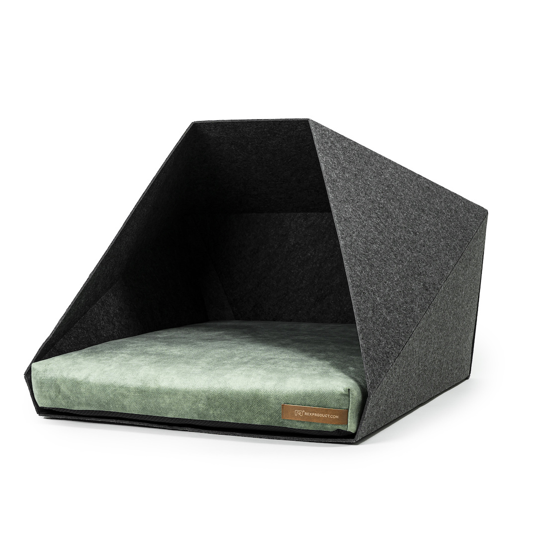 Rexproduct Hundehöhlen Rexproduct Home PetPocket dunkelgrau grün