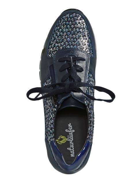 Schnürschuh mit seitlichem Reißverschluss