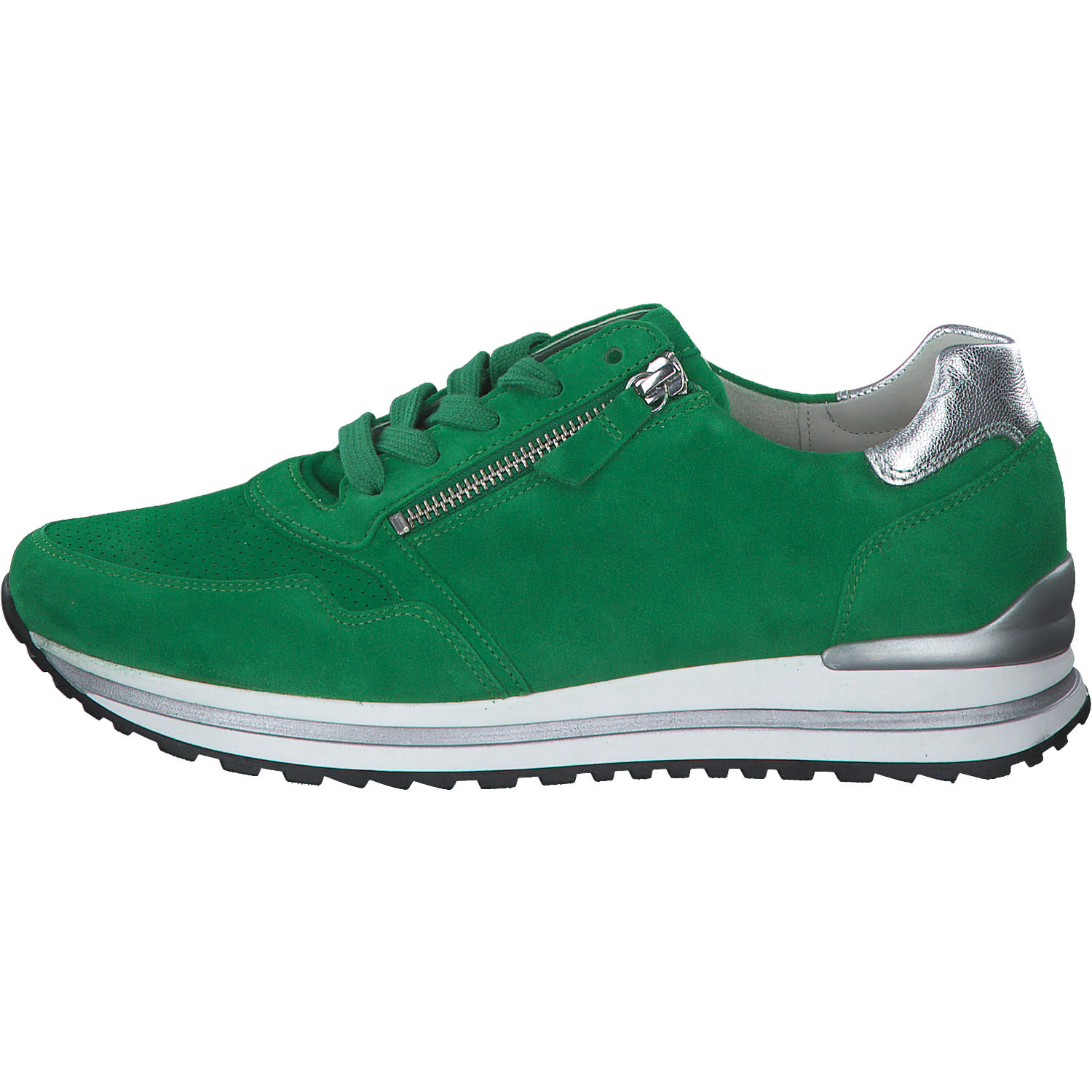 Gabor 26.528, Sneakers Low, Damen, verde/silber (pf)