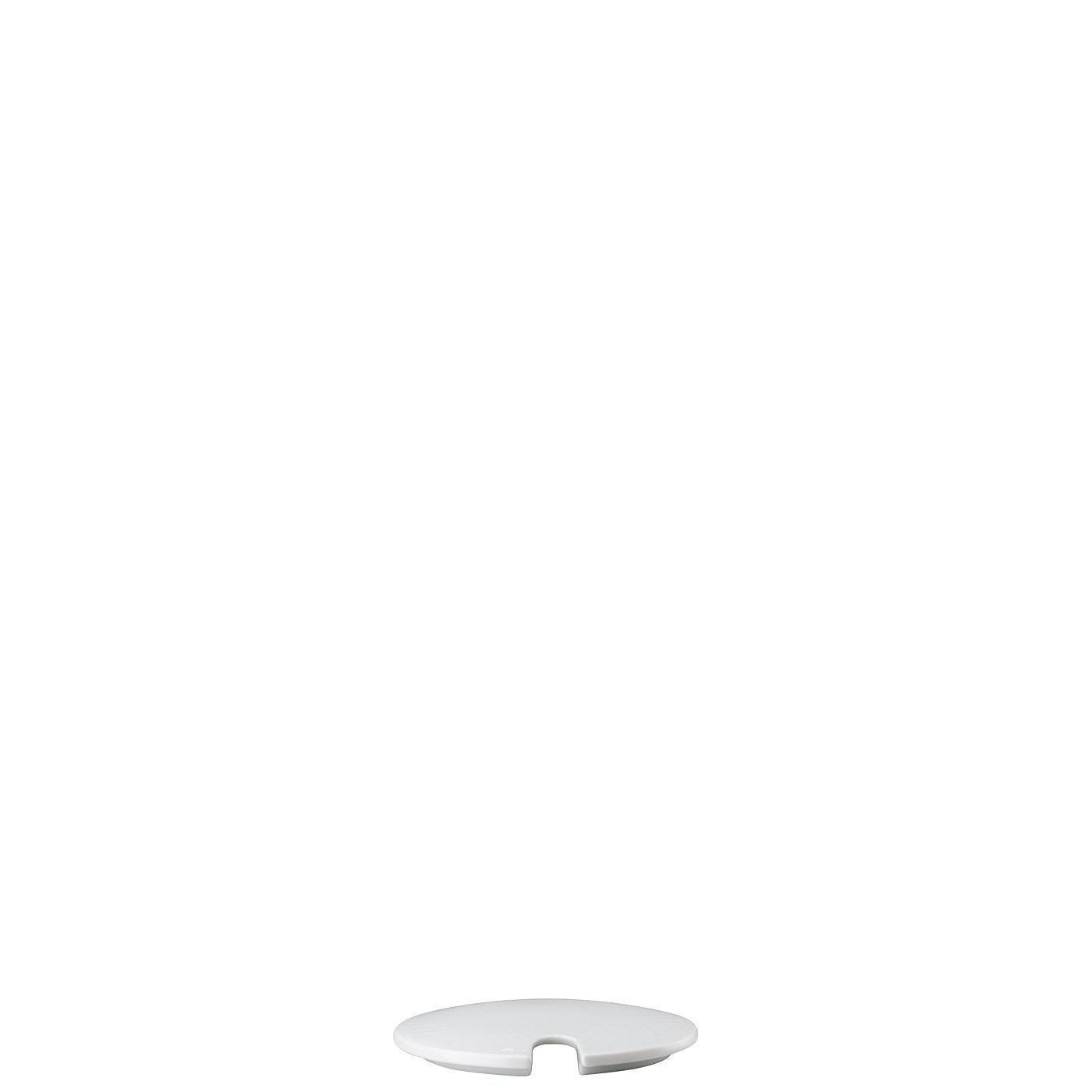 Rosenthal Zuckerdose Junto Weiß Zuckerdosen-Deckel mit Einschnitt, Porzellan