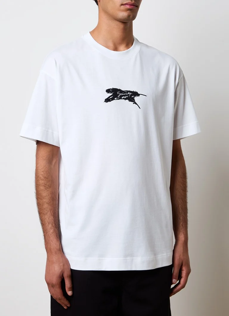 Tricou Givenchy cu logo brodat
