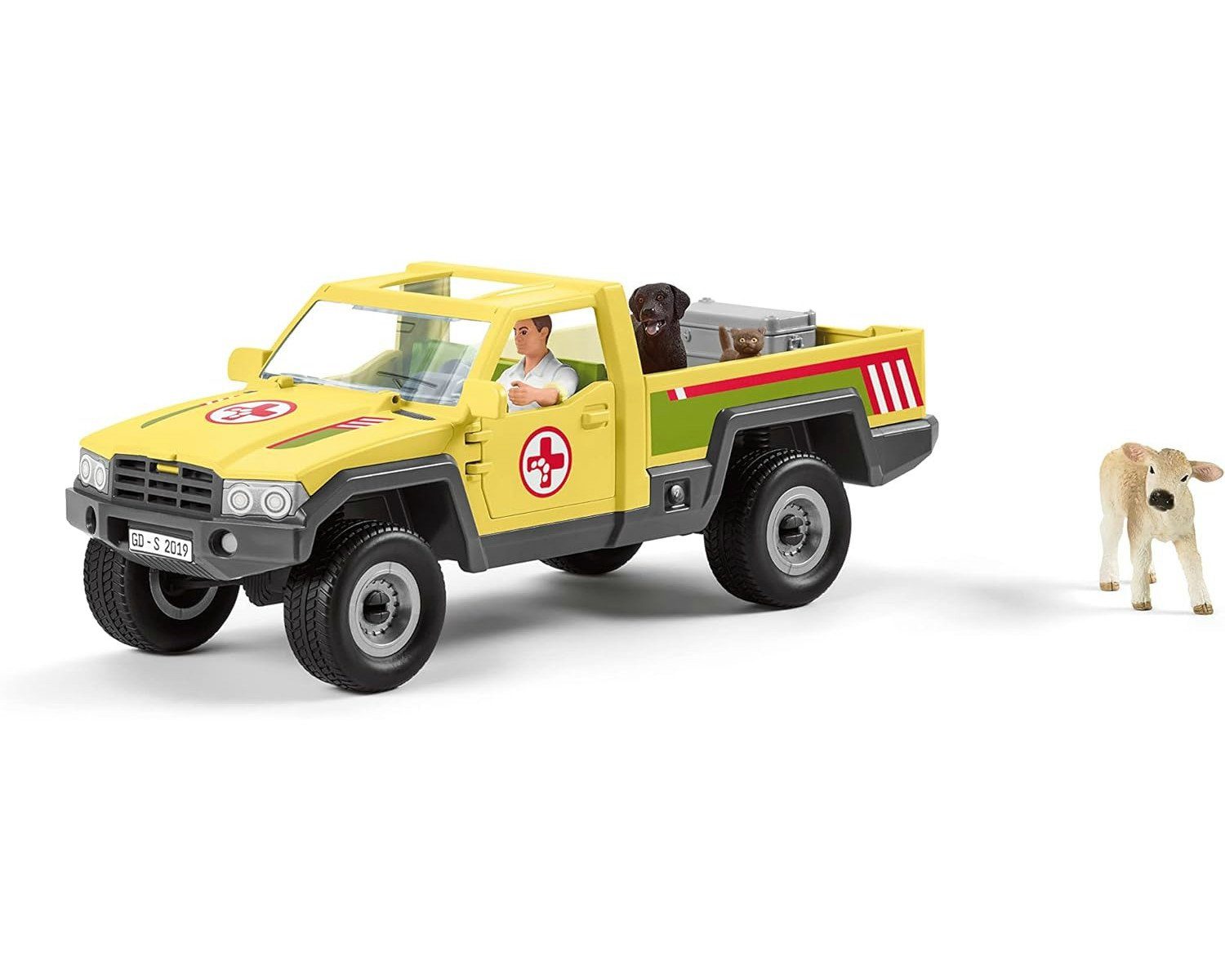 Schleich® Spielfigur Tierarztbesuch auf dem Bauernhof + Picknick mit kleinen Haustieren, Farm World Set