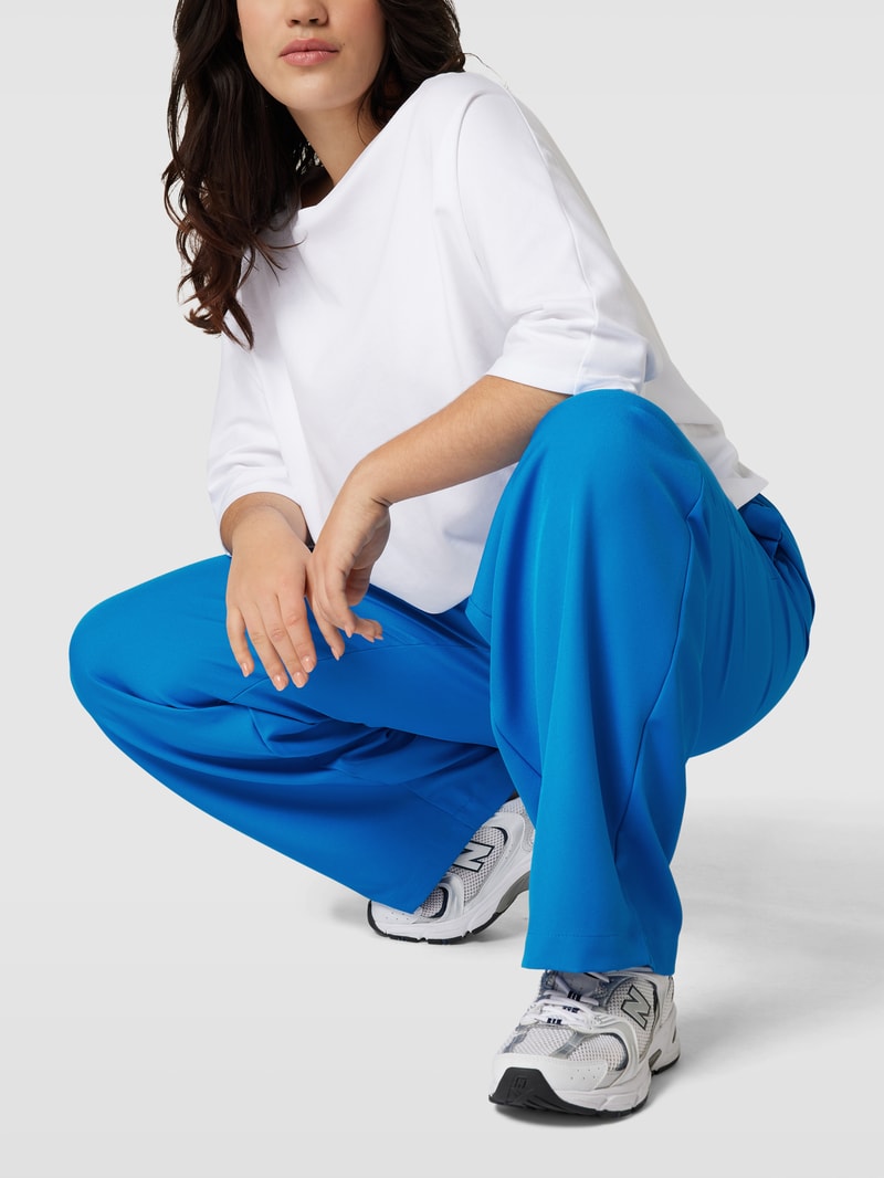 PLUS SIZE Sweatpants mit elastischem Bund Modell 'CARTHEA' in royalblau