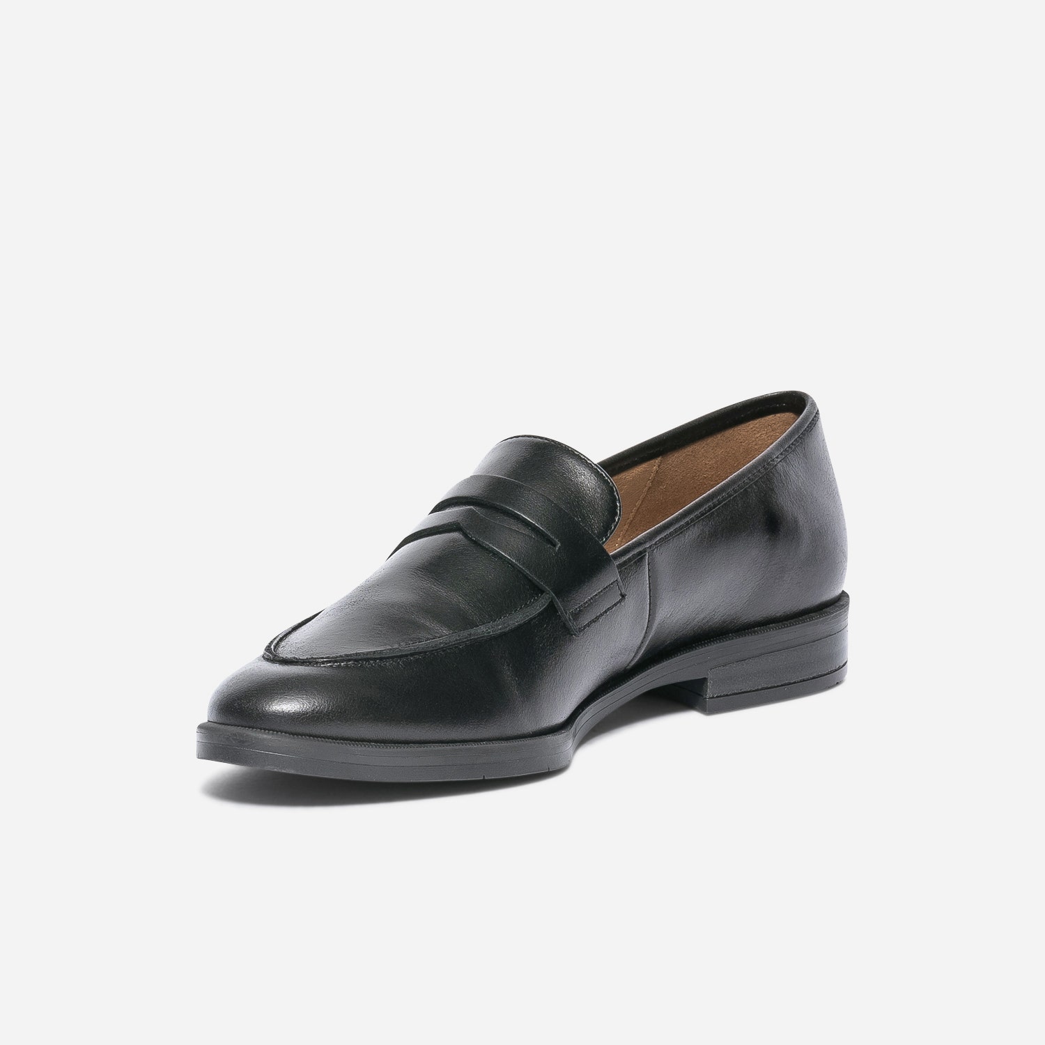 Mocassin ERAM FLEX noir en cuir