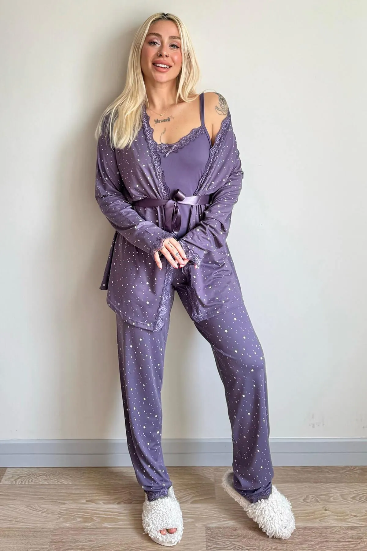 Pijamaevi  Pyjama set - Lila - Muster