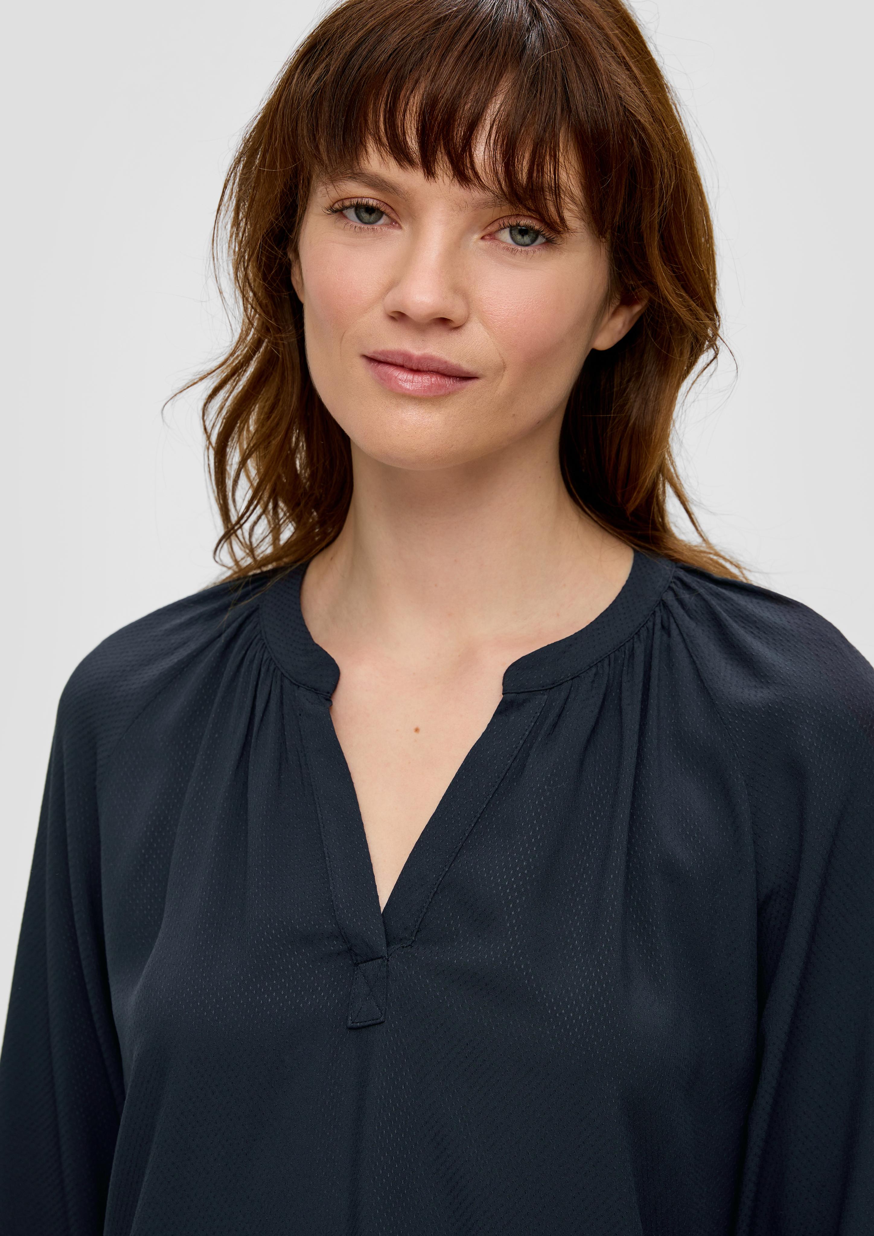 Viskosebluse mit Dobby-Struktur  2145848-5989