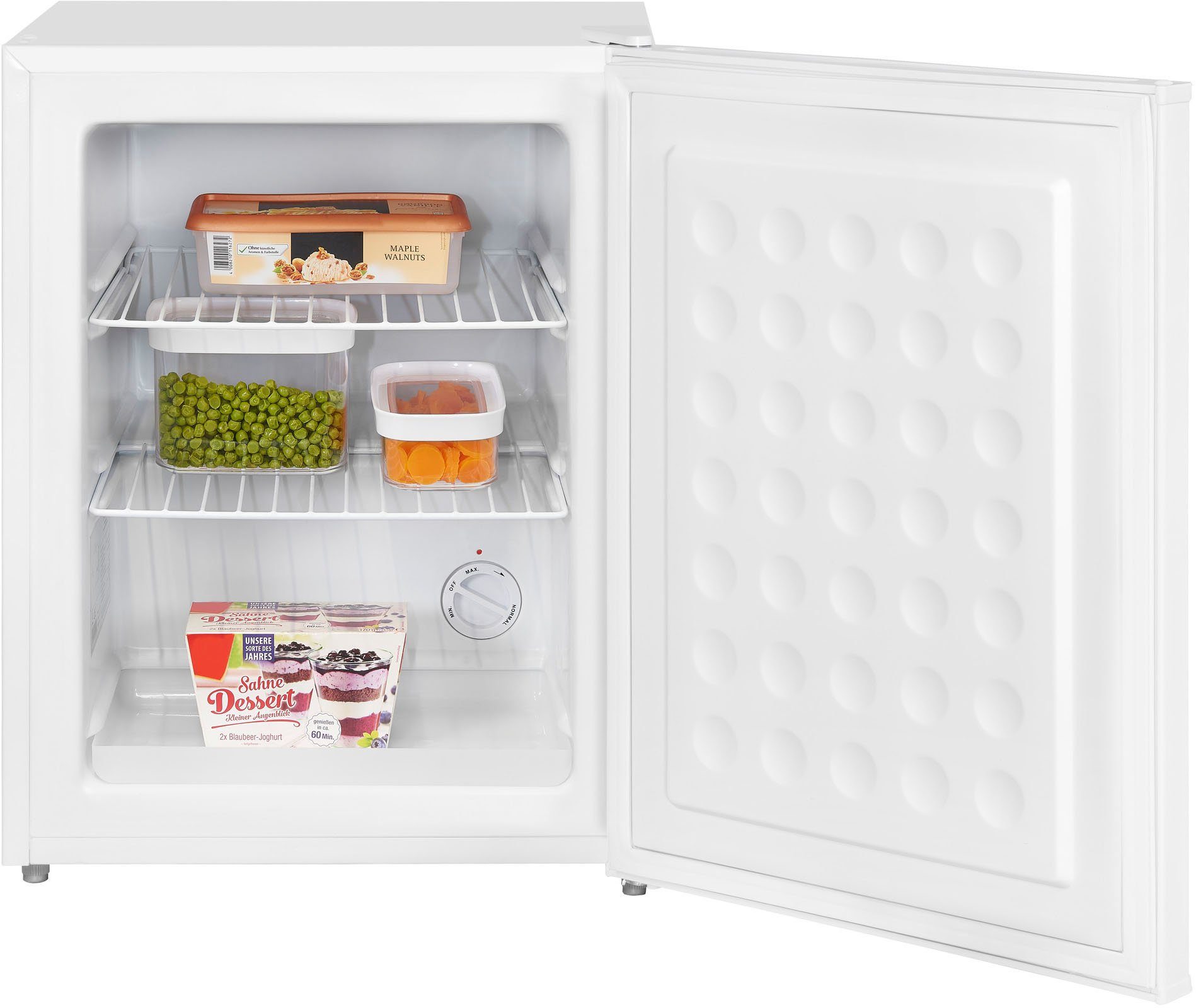 exquisit Gefrierschrank GB60-150E weiss, 62 cm hoch, 47 cm breit