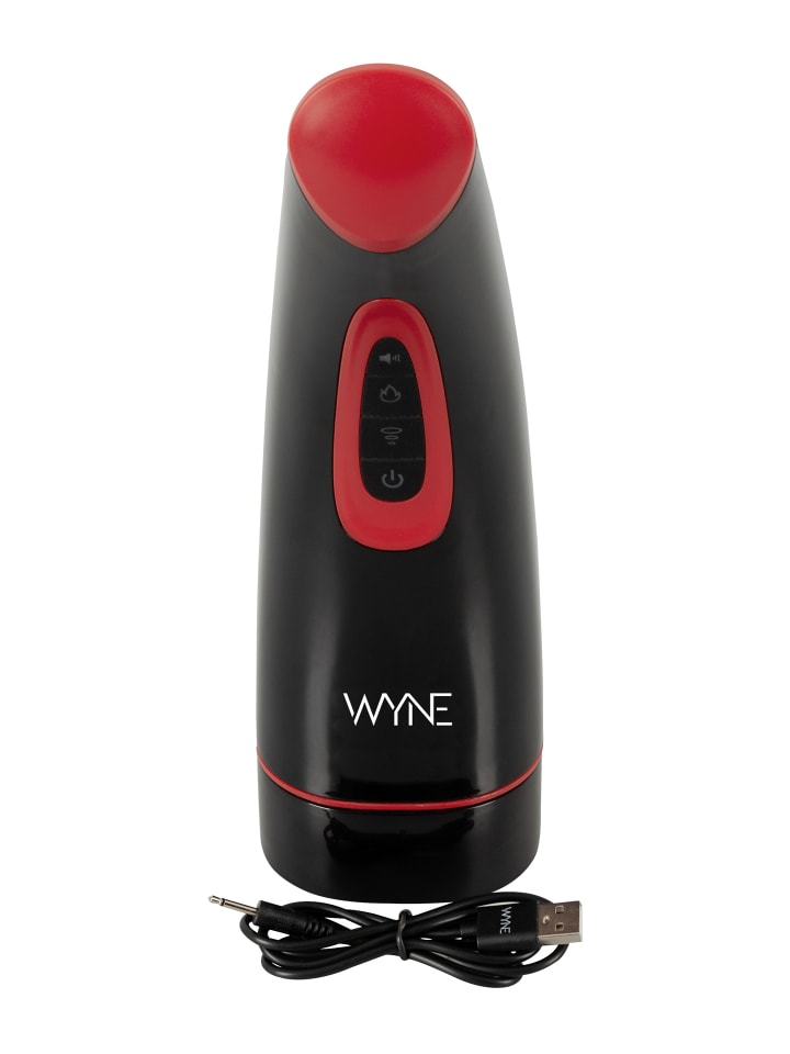 WYNE Masturbator mit Vibration und Heizfunktion Masturbator 03 in schwarz günstig kaufen 26 cm