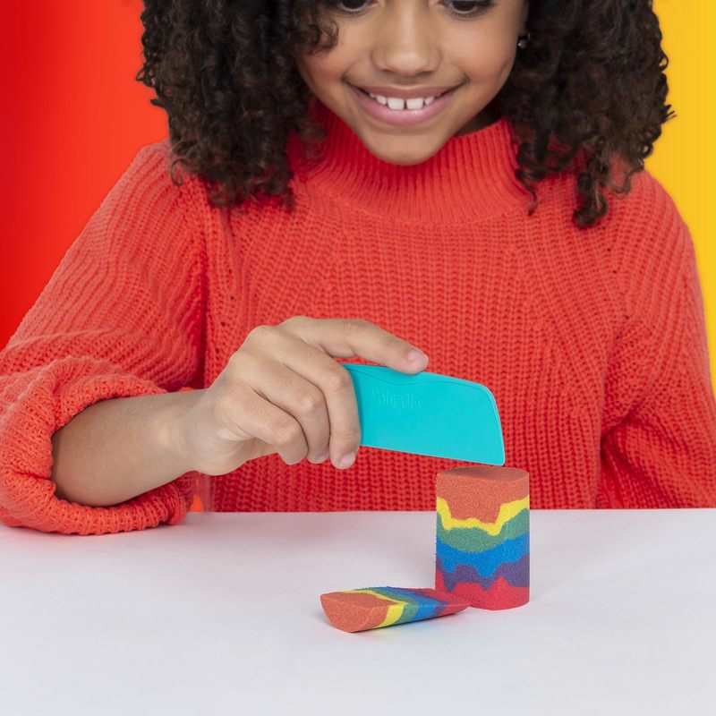 Coffret Arc-en-ciel et 6 accessoires Kinetic Sand