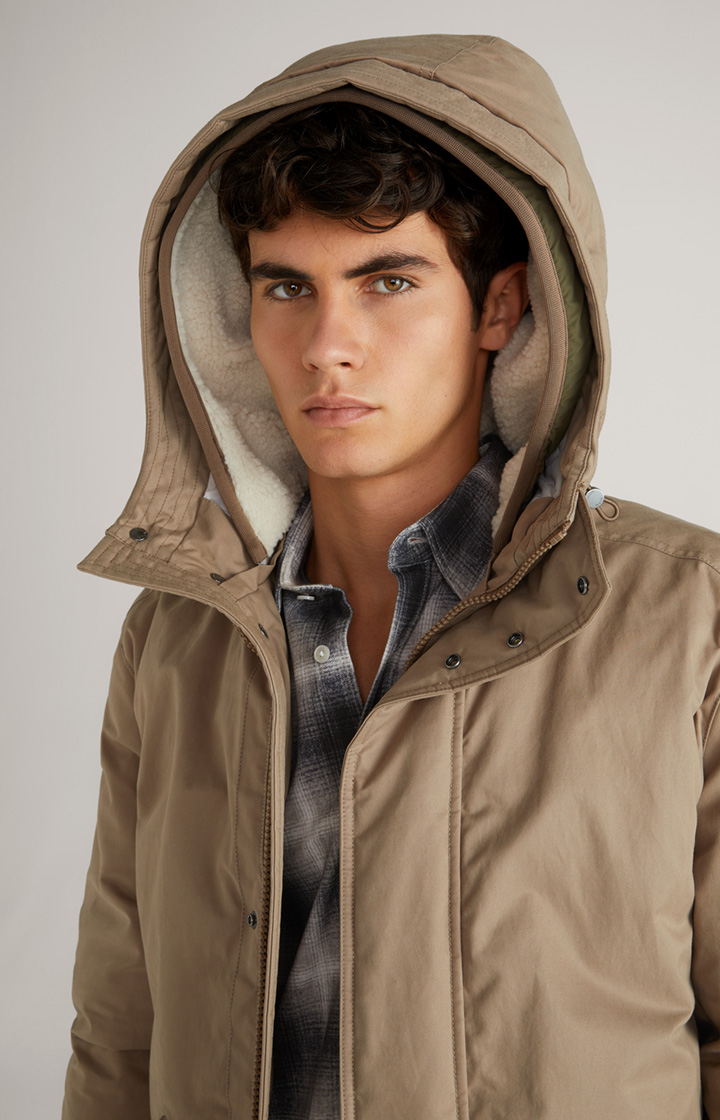 Parka Parko in Dunkelbeige