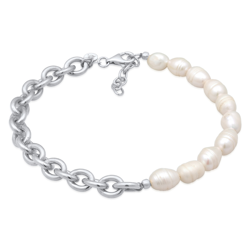 Elli PREMIUM Elli PREMIUM Bracelet de Cheville Femmes Bracelet de Cheville Maillons Baroque av Bijoux