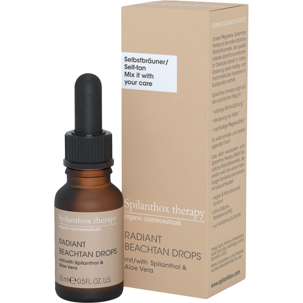 Spilanthox Radiant Beachtan Drops auto-bronzant