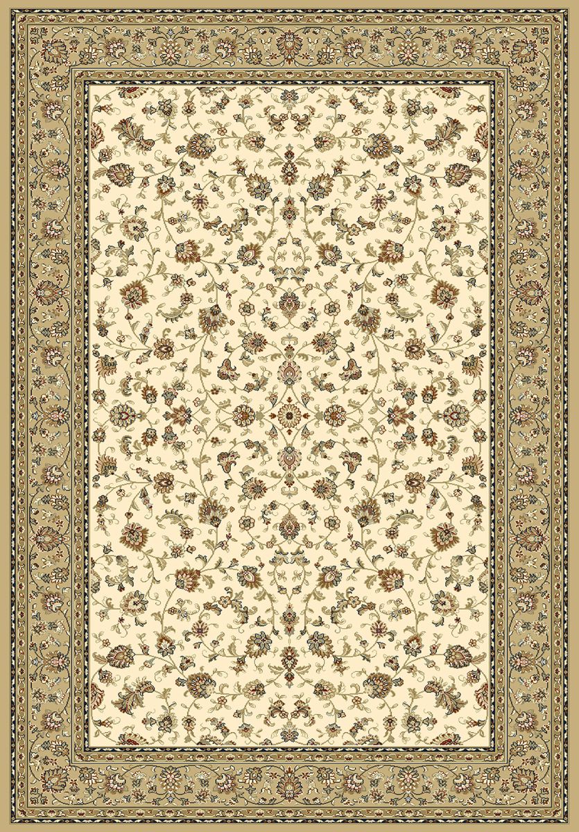 Webteppich Kashmar Bordüre Beige 60 x 115 cm