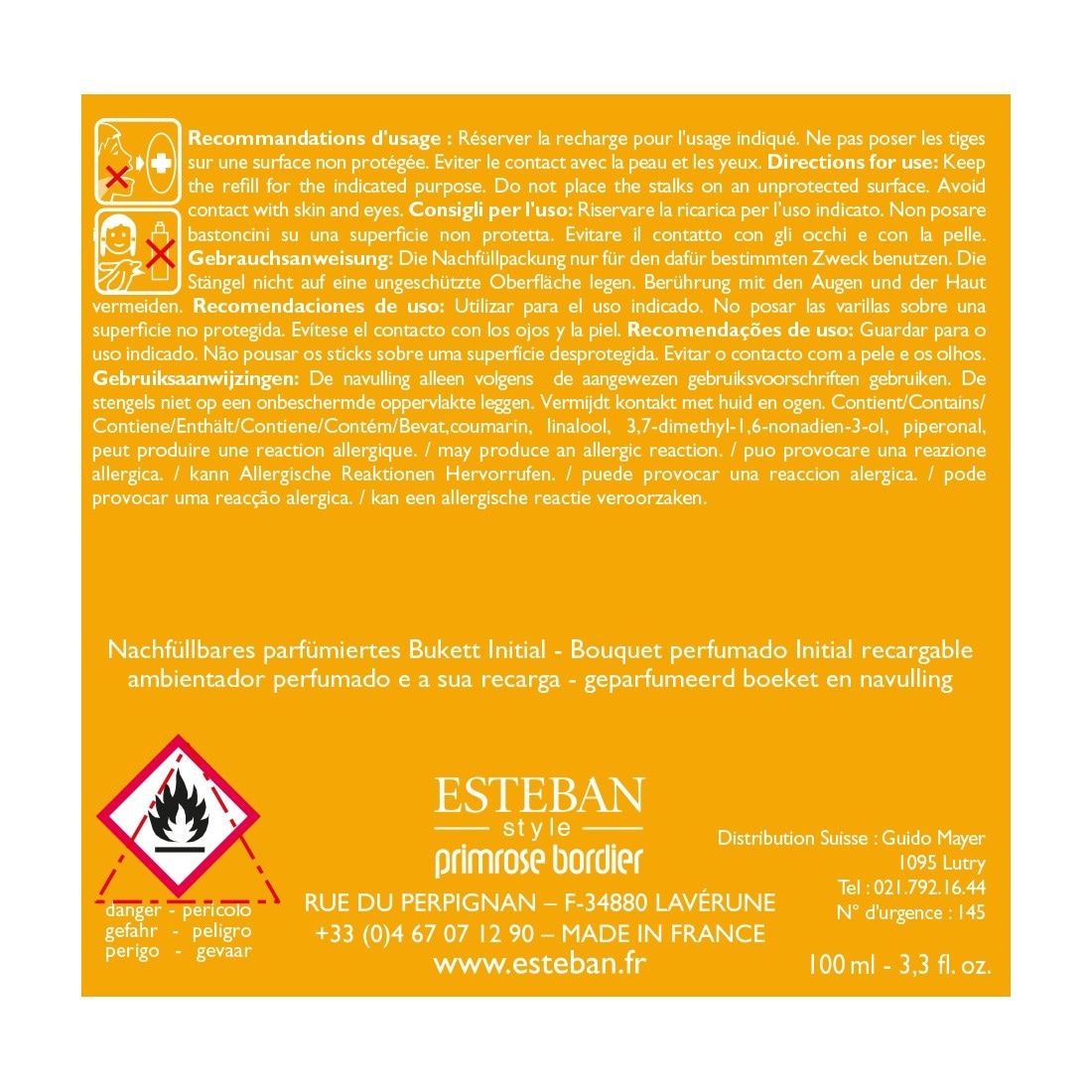 Bukiet perfumowany Esteban Triptych i jego uzupełnienie