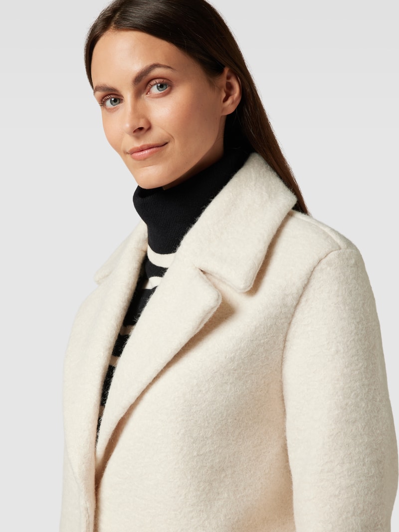 Mantel mit Reverskragen Modell 'ANNY' in offwhite