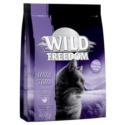 Wild Freedom Probierpaket: 400 g Trockenfutter + 6 x 200 /  70 g Nassfutter