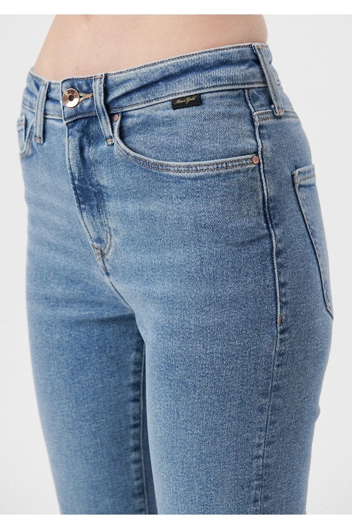 Mavi  Cindy Gold Shape Shaded Indigo Blue Jeanshose 100277-33555