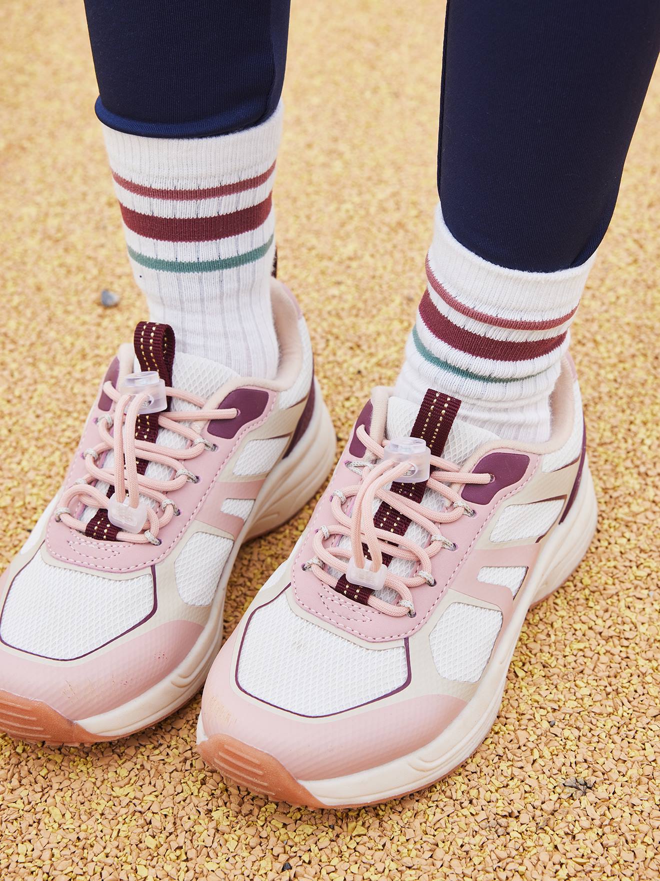 Vertbaudet Mädchen Slip-on-Sneakers - rosa nude