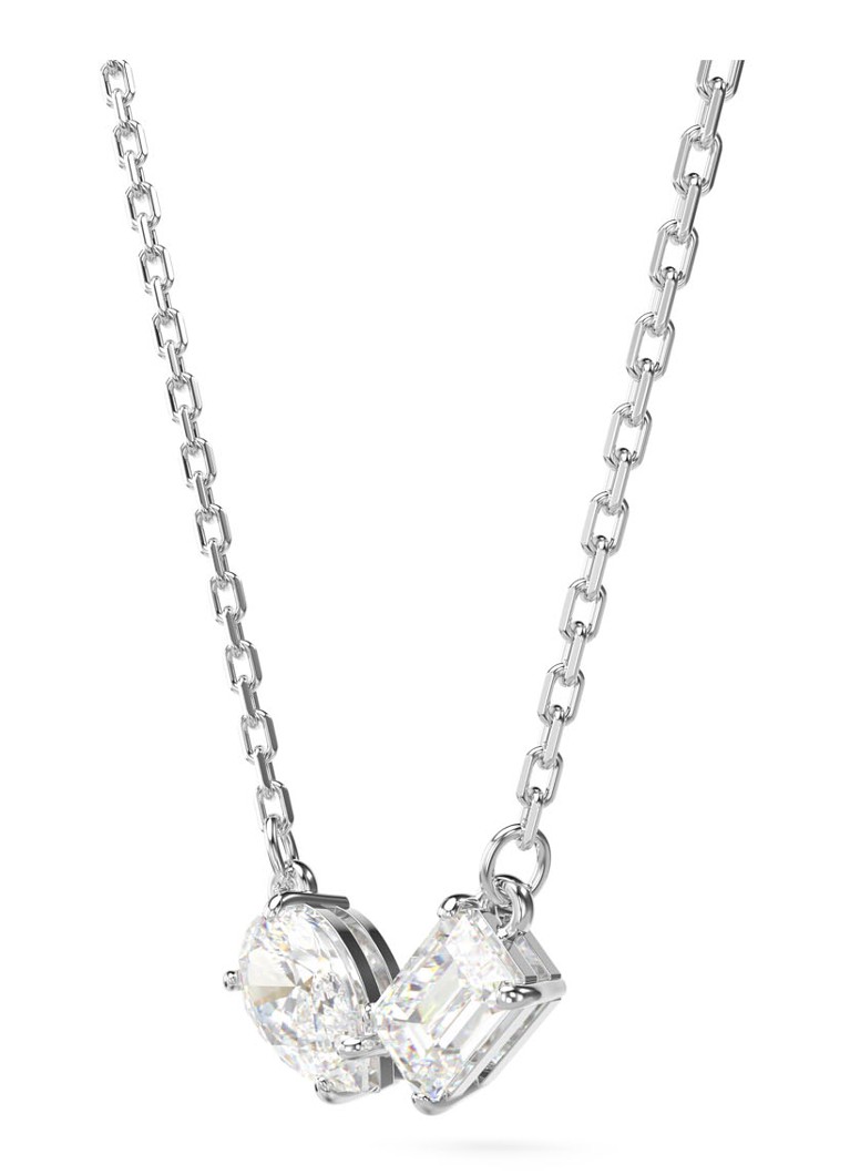 Swarovski Mesmera set of necklace and stud earrings with crystal