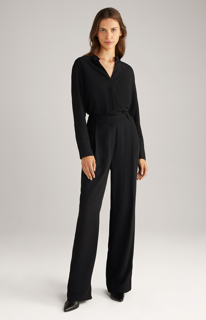 Twill-Hose in Schwarz